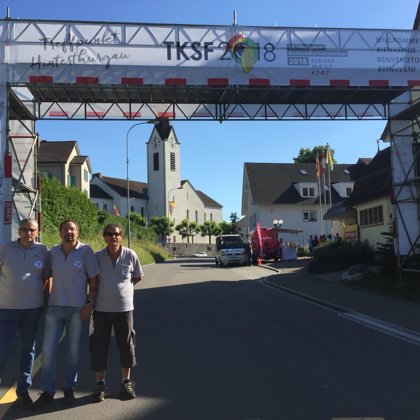 Leo, Billy e Claudio al Tiro Cantonale in Turgovia