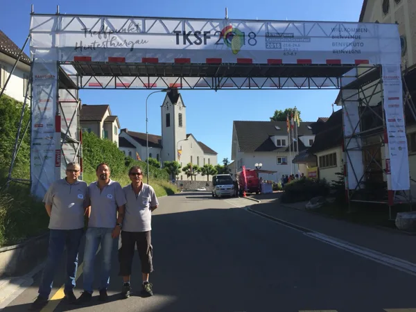 Leo, Billy e Claudio al Tiro Cantonale in Turgovia